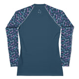 Watercolor Snaffles  — Women's Training Shirt in blue