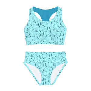 All The Ponies — Kids Two Piece Swimsuit