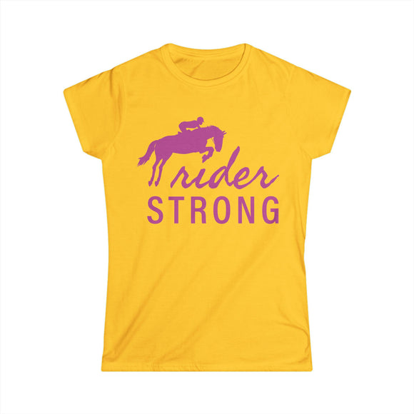 Rider Strong — Women's Softstyle Tee