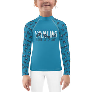 Grace, Guts and Grit — KId's Training Shirt in Marine Blue
