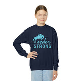 Rider Strong — Youth Crewneck Sweatshirt