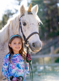 Tie-Dye Horses — Kids' Training Shirt