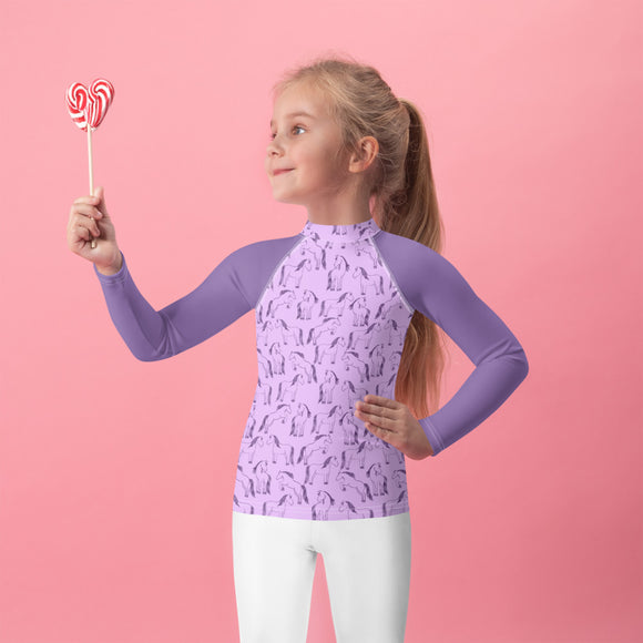 All The Ponies, Purple —  Kids' Training Shirt