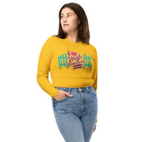 I Love High Standards— Recycled long-sleeve crop top