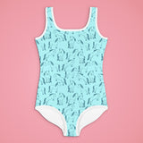 All the Ponies Kids' Swimsuit — Blue
