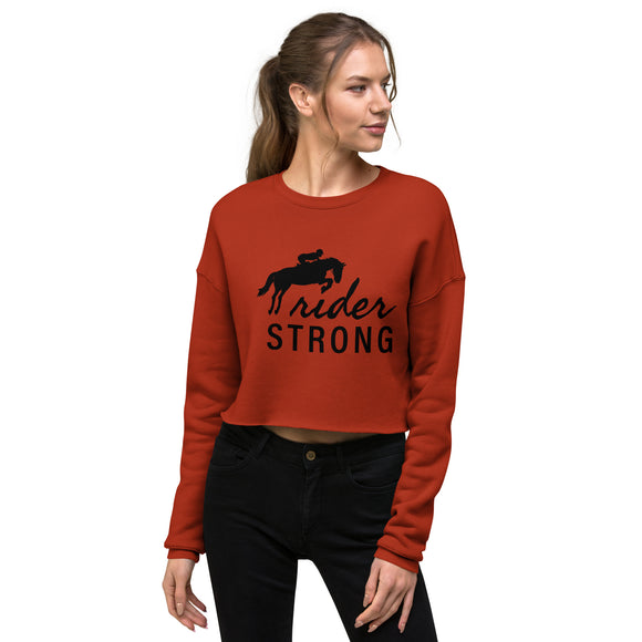 Rider Strong — Crop Sweatshirt