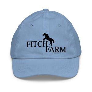 Fitch Farm Youth baseball cap — Black Logo