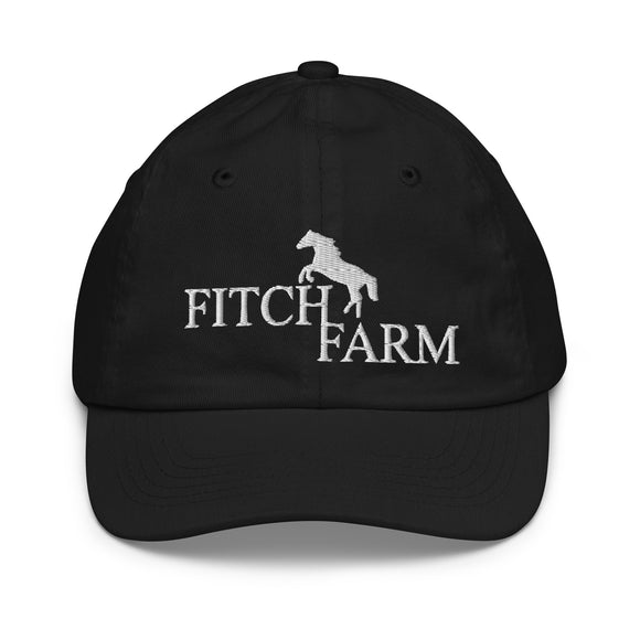 Fitch Farm Youth baseball cap — Black Logo